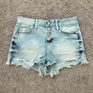 Mudd FLX Stretch Blue Jean Shorts